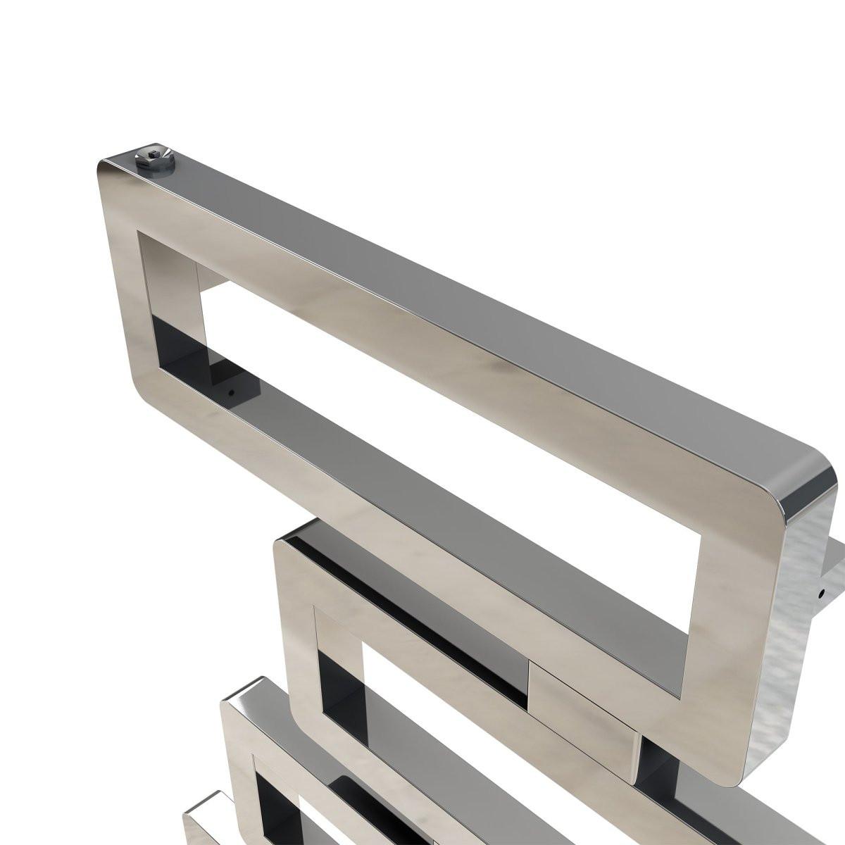 Carisa Domino Stainless Steel Heated Towel Rail – Mirror Polished