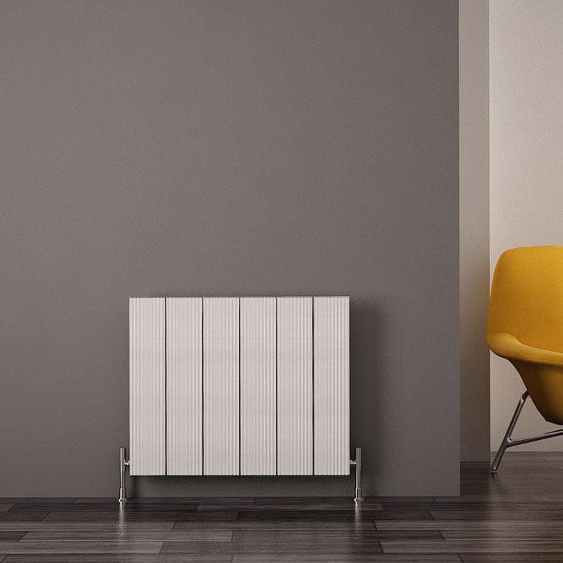 Carisa Elvino Aluminium Designer Radiator – White
