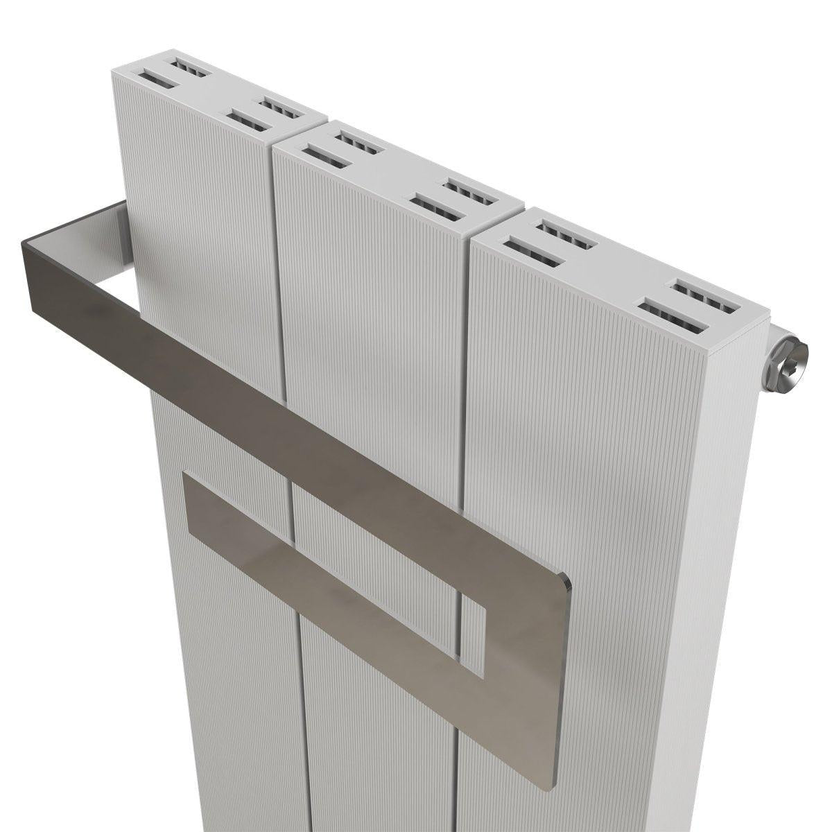 Carisa Elvino Bath Aluminium Heated Towel Rail – White