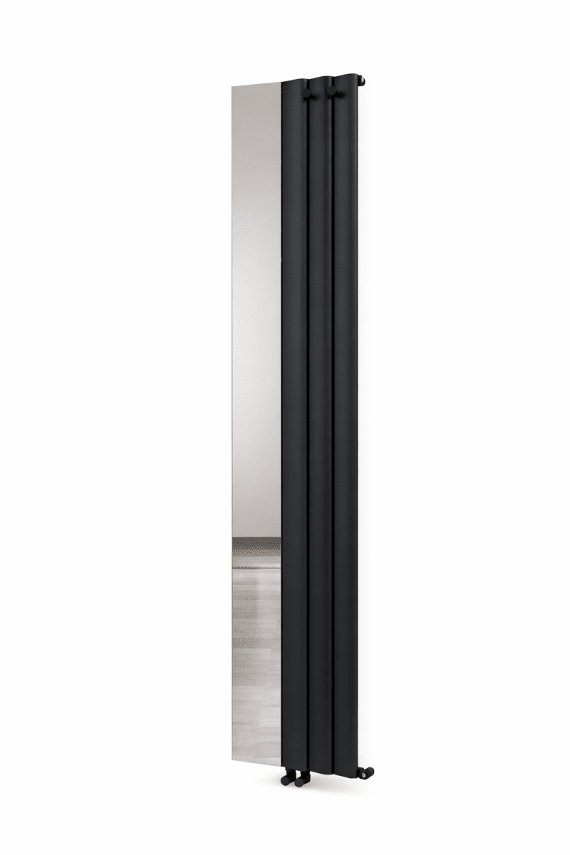 Carisa Entree Aluminium Designer Radiator – Anthracite, vertical