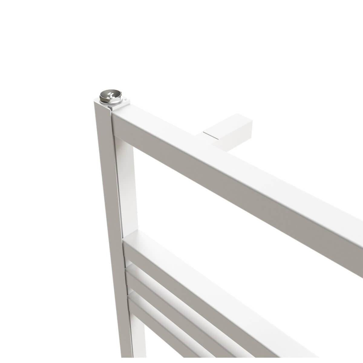 Carisa Fame Aluminium Heated Towel Rail – White