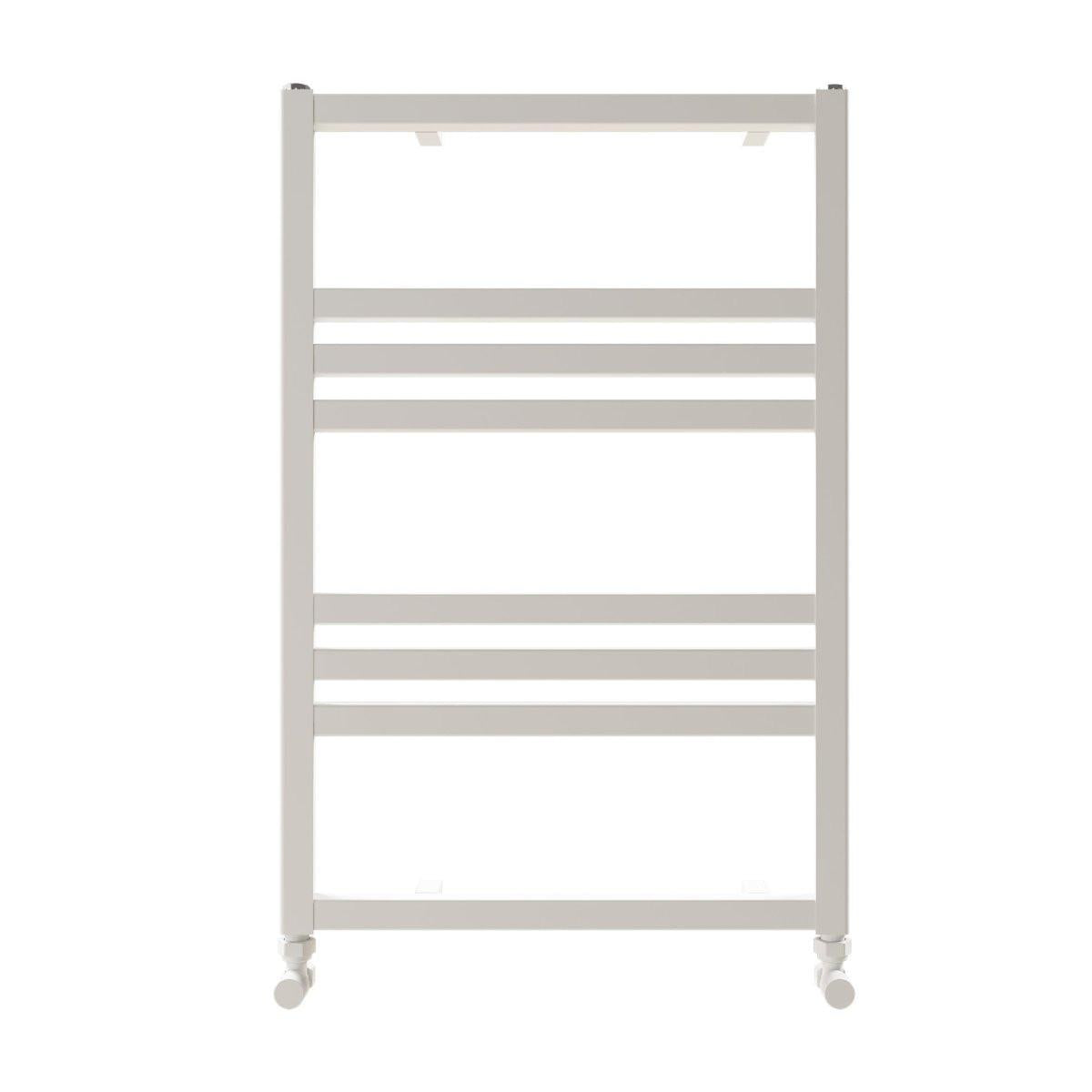 Carisa Frame Heated Towel Rail – White