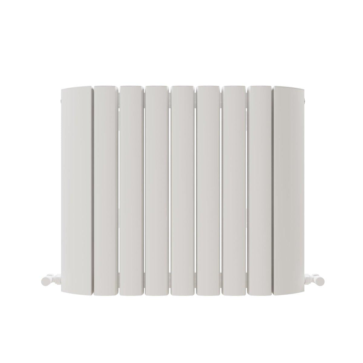 Carisa Gaia Aluminium Designer Radiator – White, horizontal