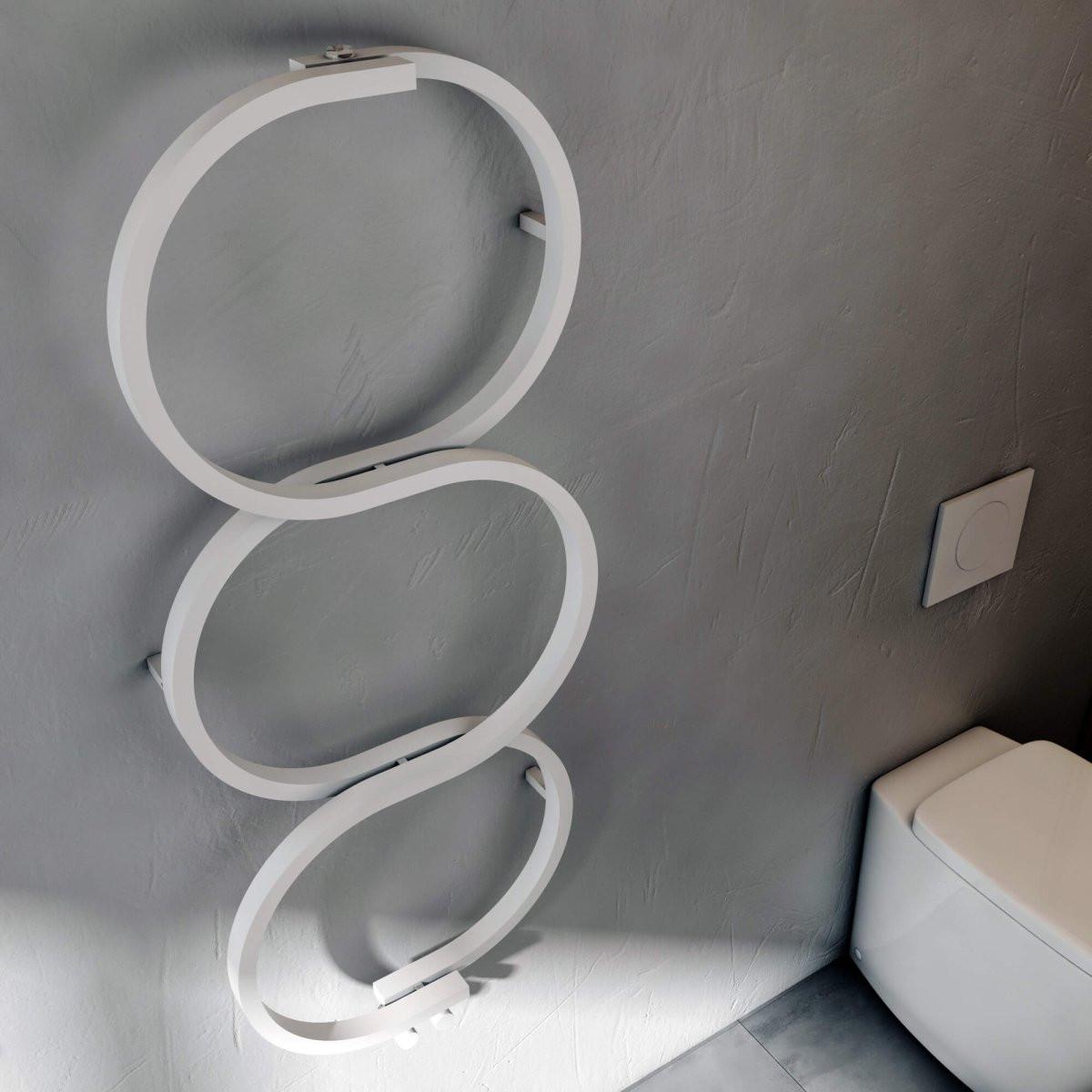 Carisa Kensington Stainless Steel Heated Towel Rail – White