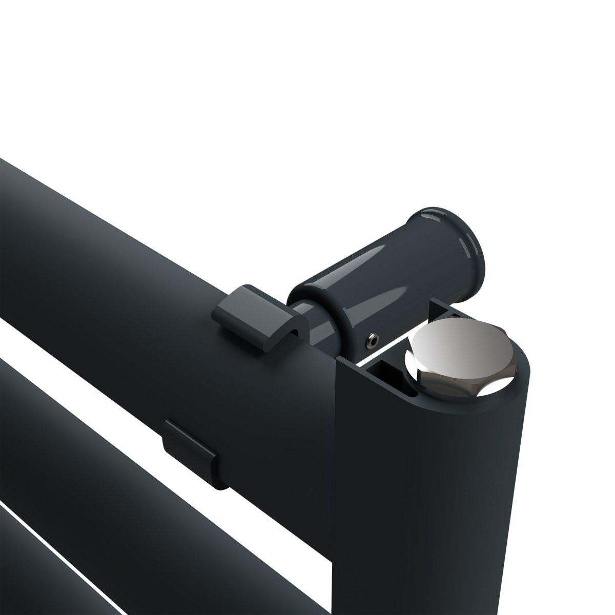 Carisa Lara L Aluminium Heated Towel Rail – Anthracite