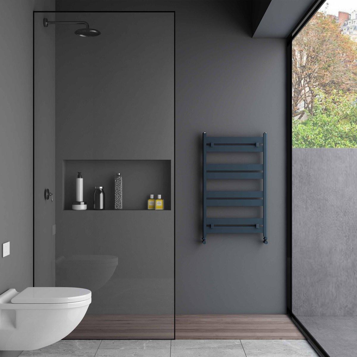 Carisa Ligne Aluminium Heated Towel Rail – Anthracite
