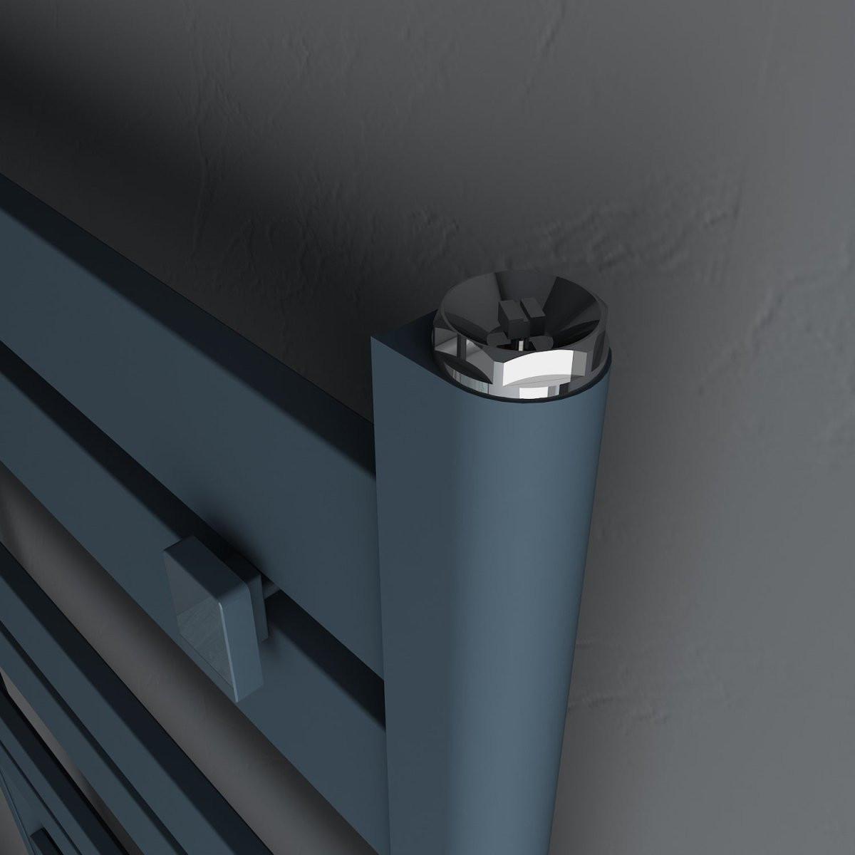 Carisa Ligne Aluminium Heated Towel Rail – Anthracite