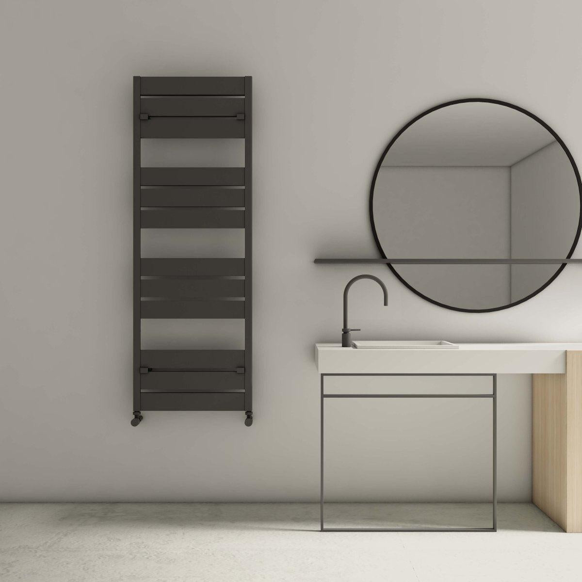 Carisa Mack Bath Aluminium Heated Towel Rail – Anthracite