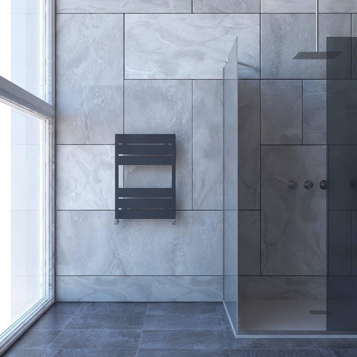 Carisa Mack Bath Aluminium Heated Towel Rail – Anthracite