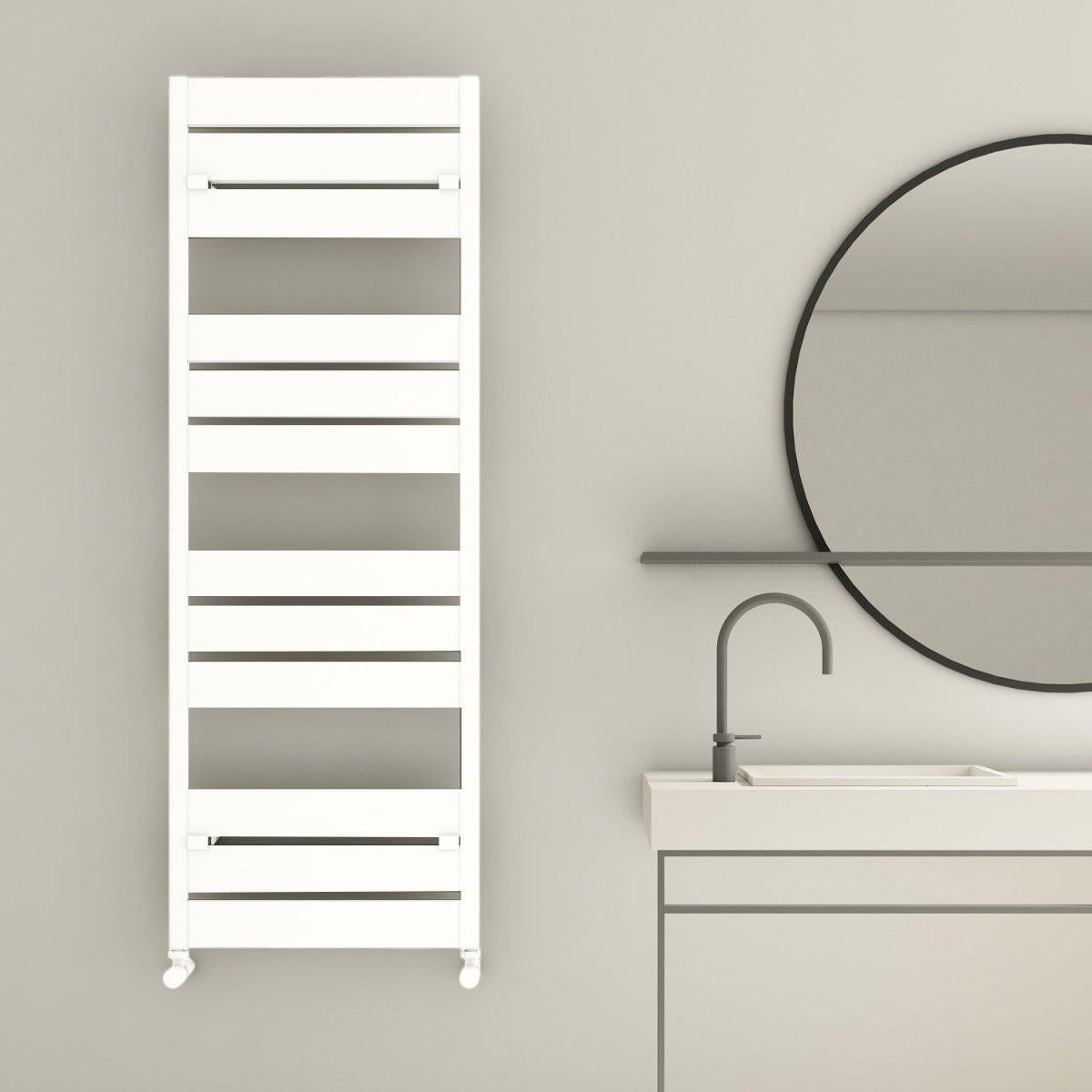 Carisa Mack Bath Aluminium Heated Towel Rail – White