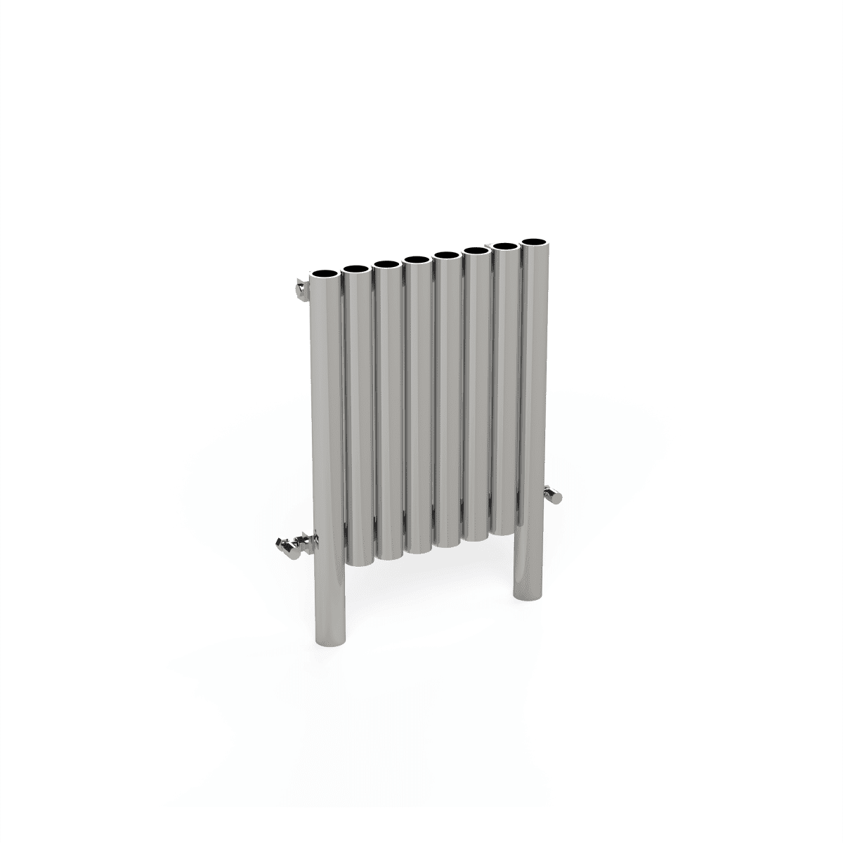 Carisa Mistral F Stainless Steel Designer Radiator – Mirror Polished, horizontal