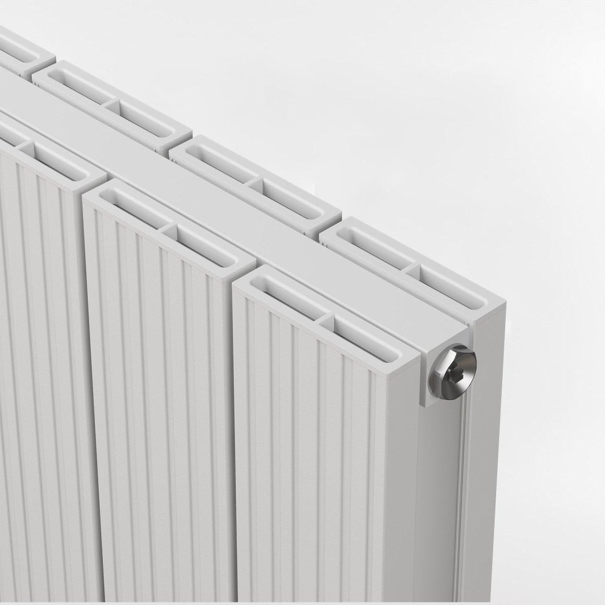 Carisa Monza Double (Reverse Side Nemo) Aluminium Designer Radiator – White