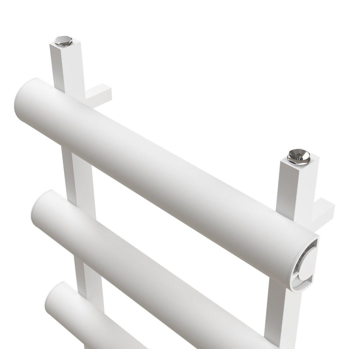 Carisa Moon Aluminium Heated Towel Rail – White
