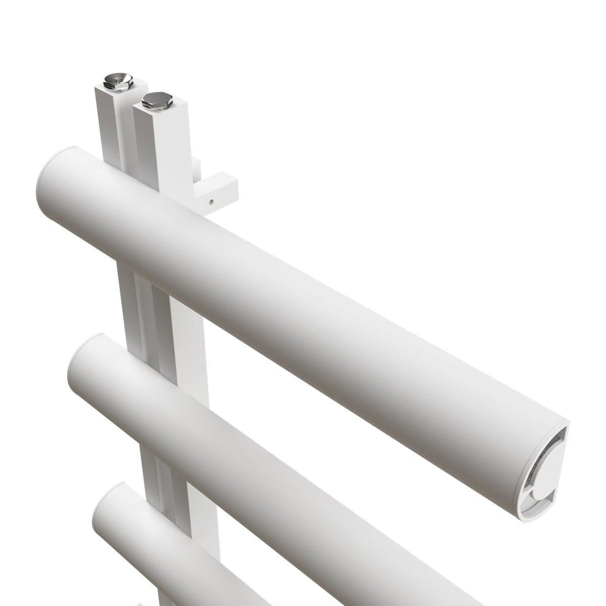Carisa Moon L Aluminium Heated Towel Rail – White