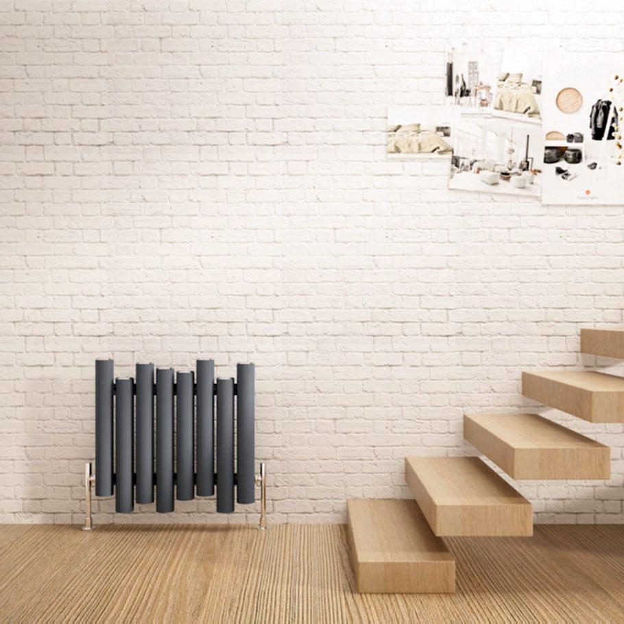 Carisa Motion Aluminium Designer Radiator – Anthracite, horizontal