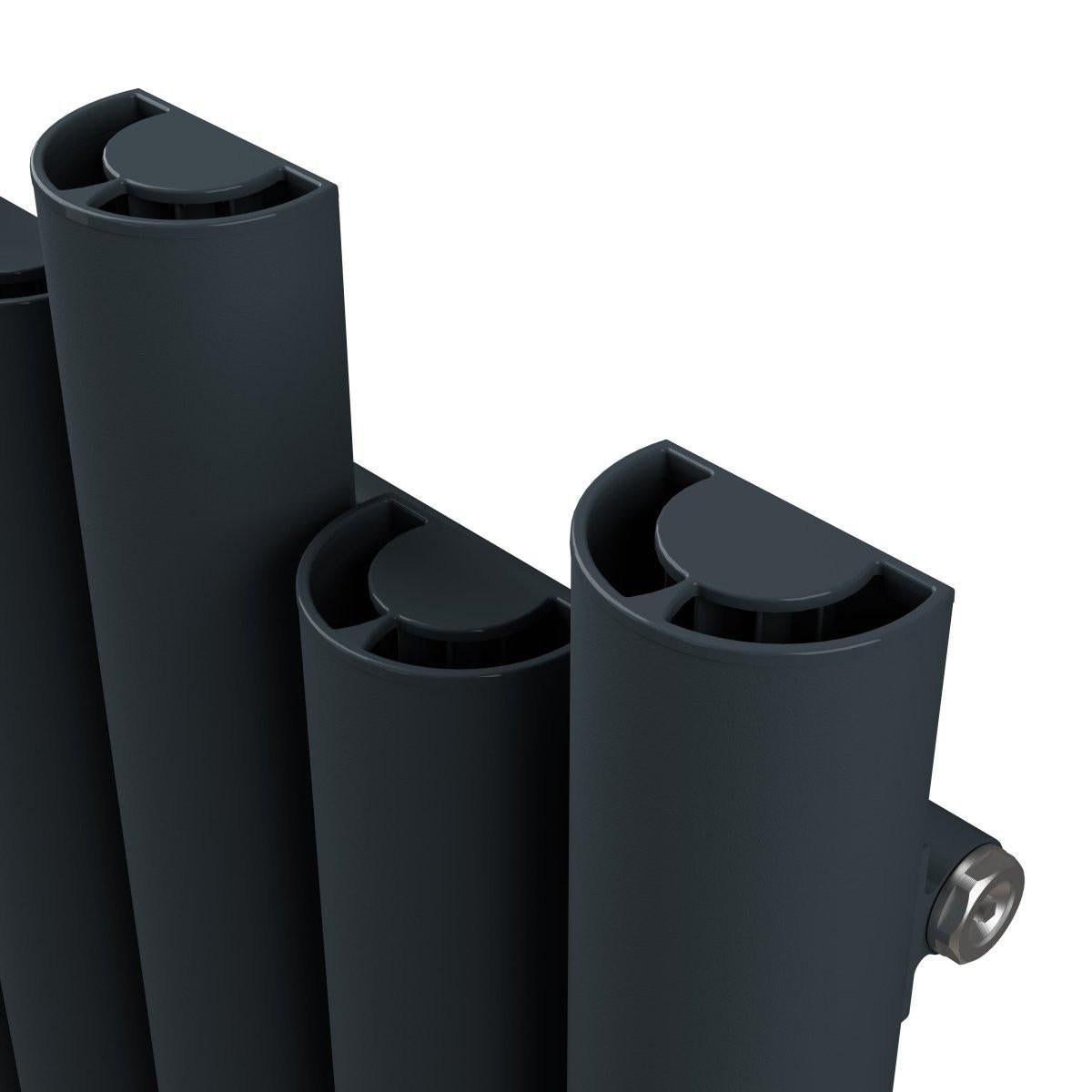Carisa Motion Aluminium Designer Radiator – Anthracite, horizontal