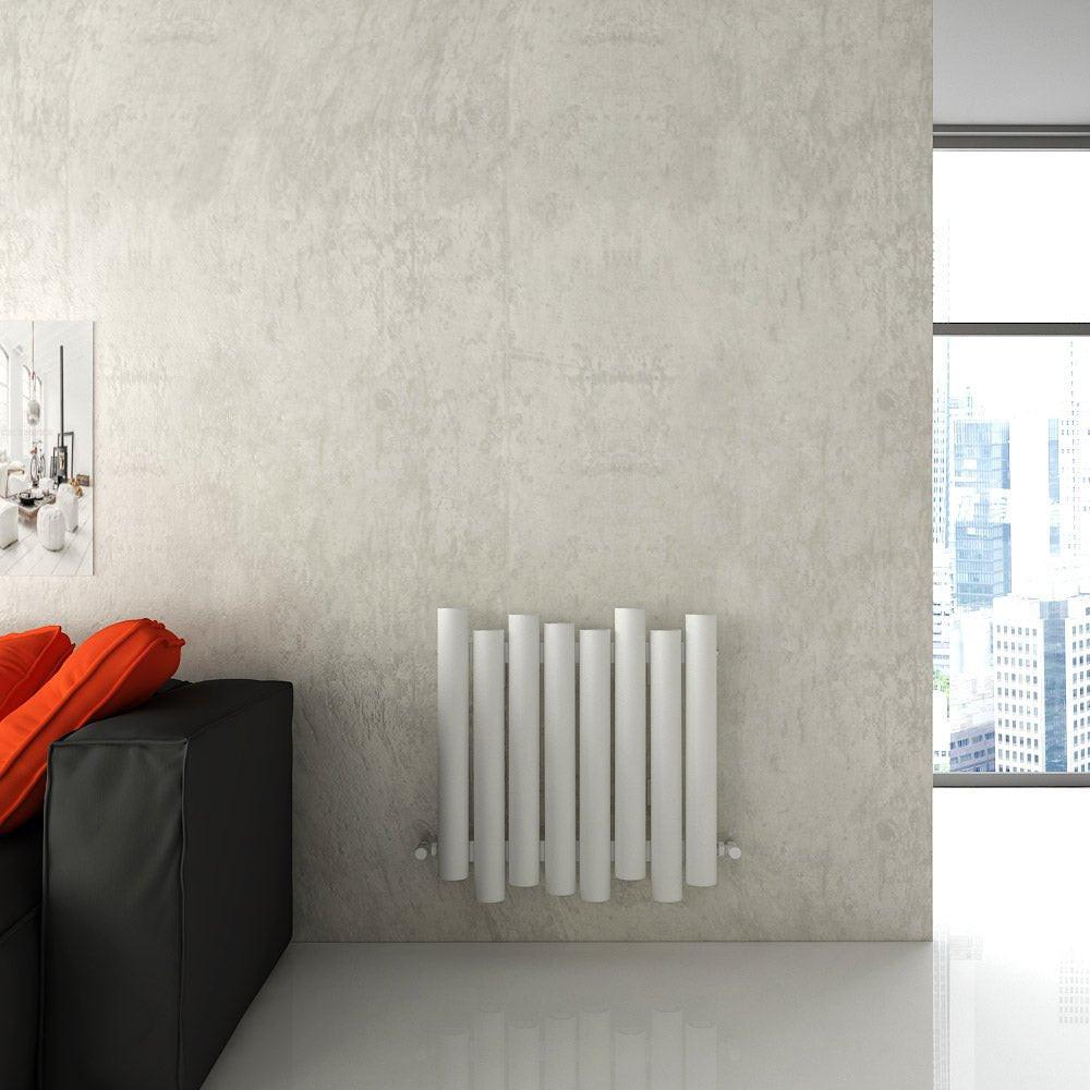 Carisa Motion Aluminium Designer Radiator – White, horizontal