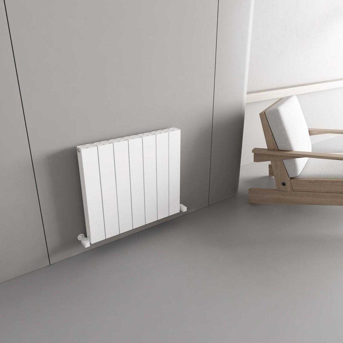 Carisa Nemo Double (Reverse Side Monza) Aluminium Designer Radiator – White