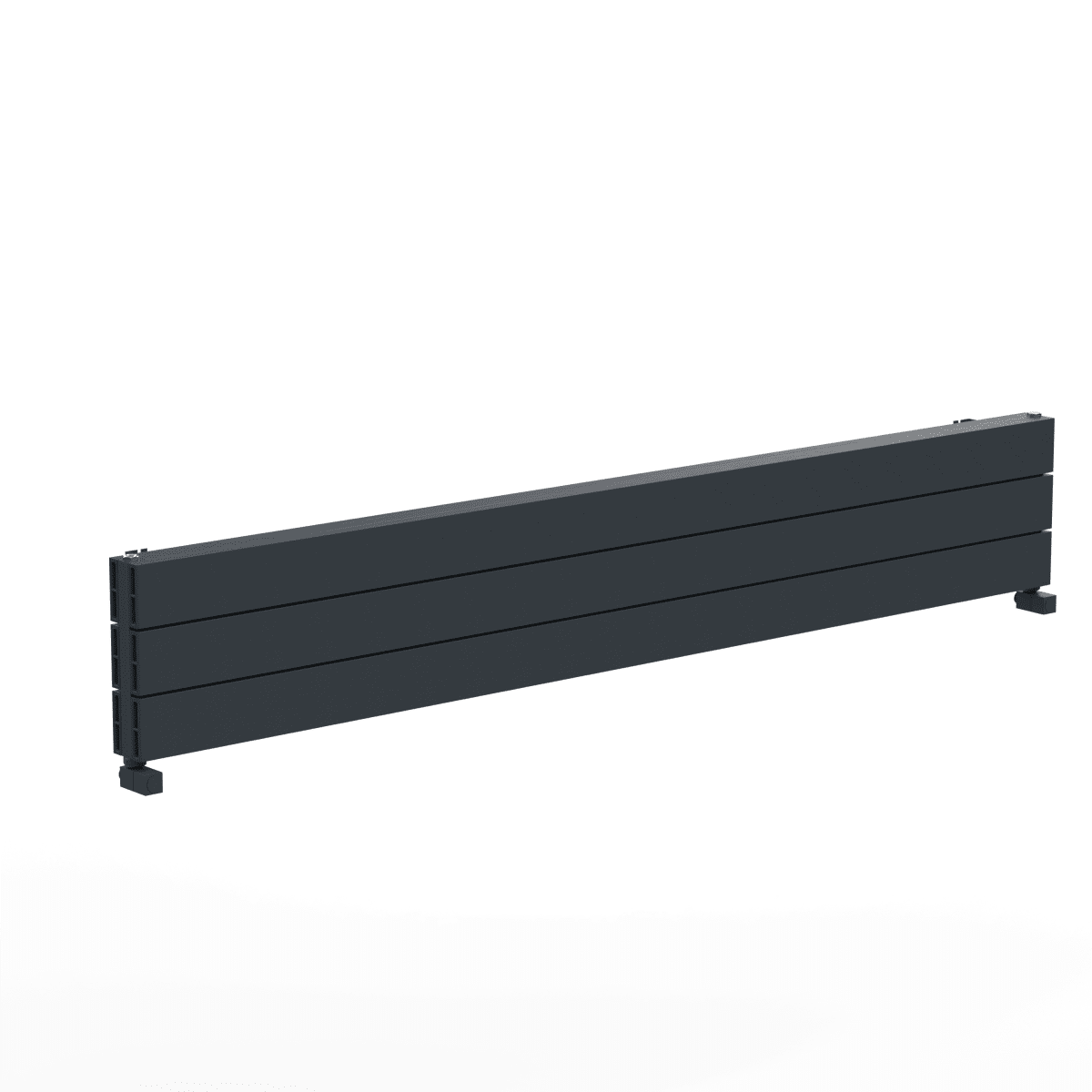 Carisa Nemo Double XL Aluminium Designer Radiator – Anthracite, horizontal