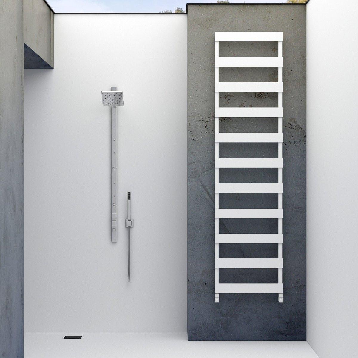 Carisa Ninova Bath Aluminium Heated Towel Rail – White