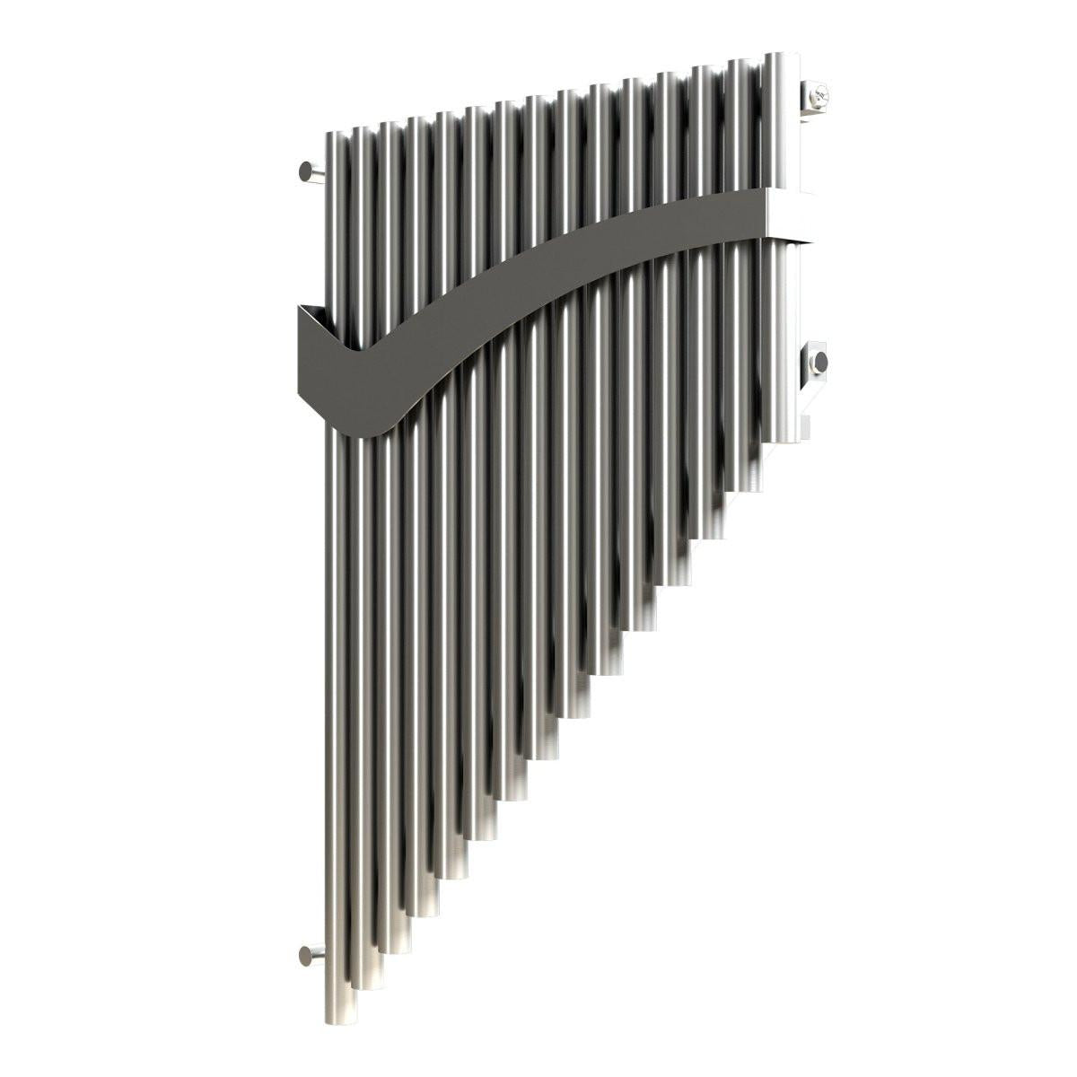 Carisa Pan Stainless Steel Heated Towel Rail – Mirror Polished