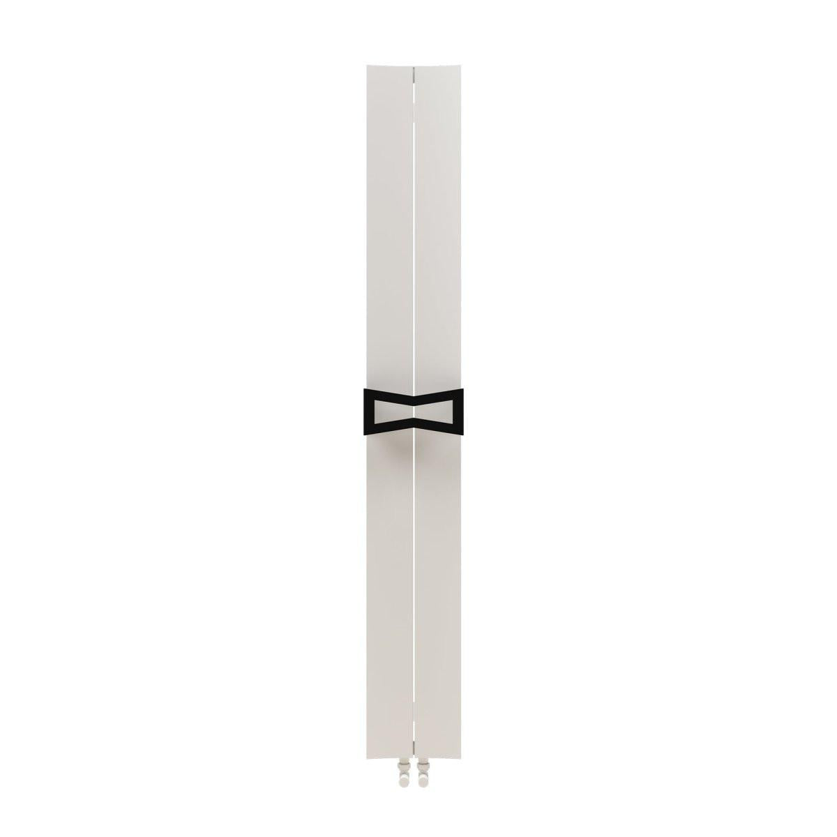 Carisa Papillion Bath Aluminium Heated Towel Rail – White
