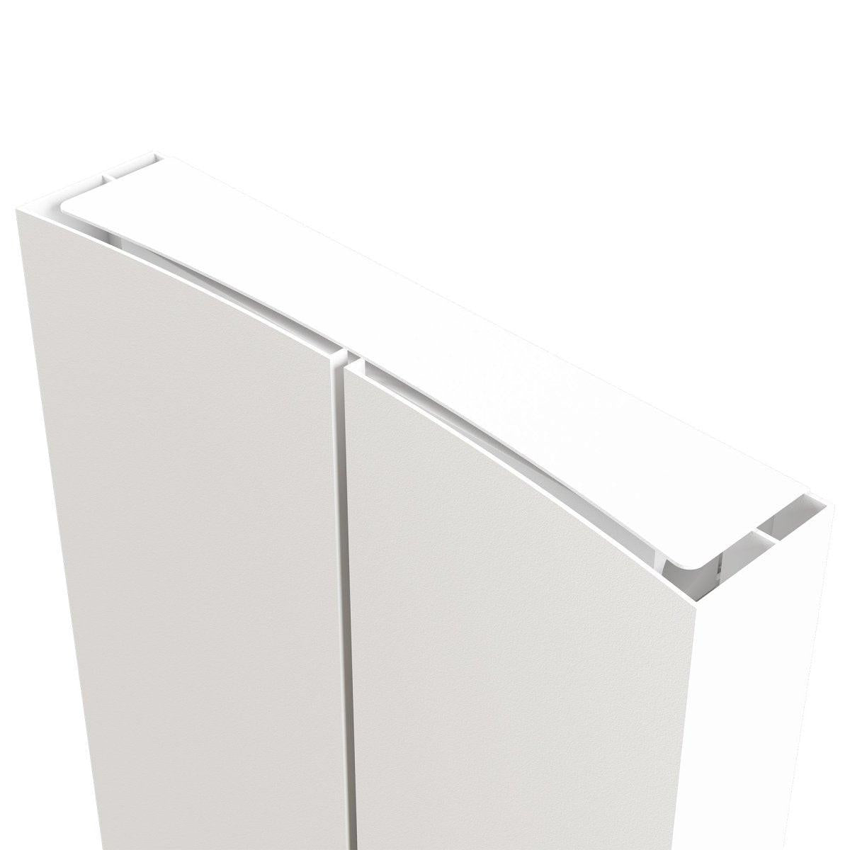 Carisa Papillion Bath Aluminium Heated Towel Rail – White