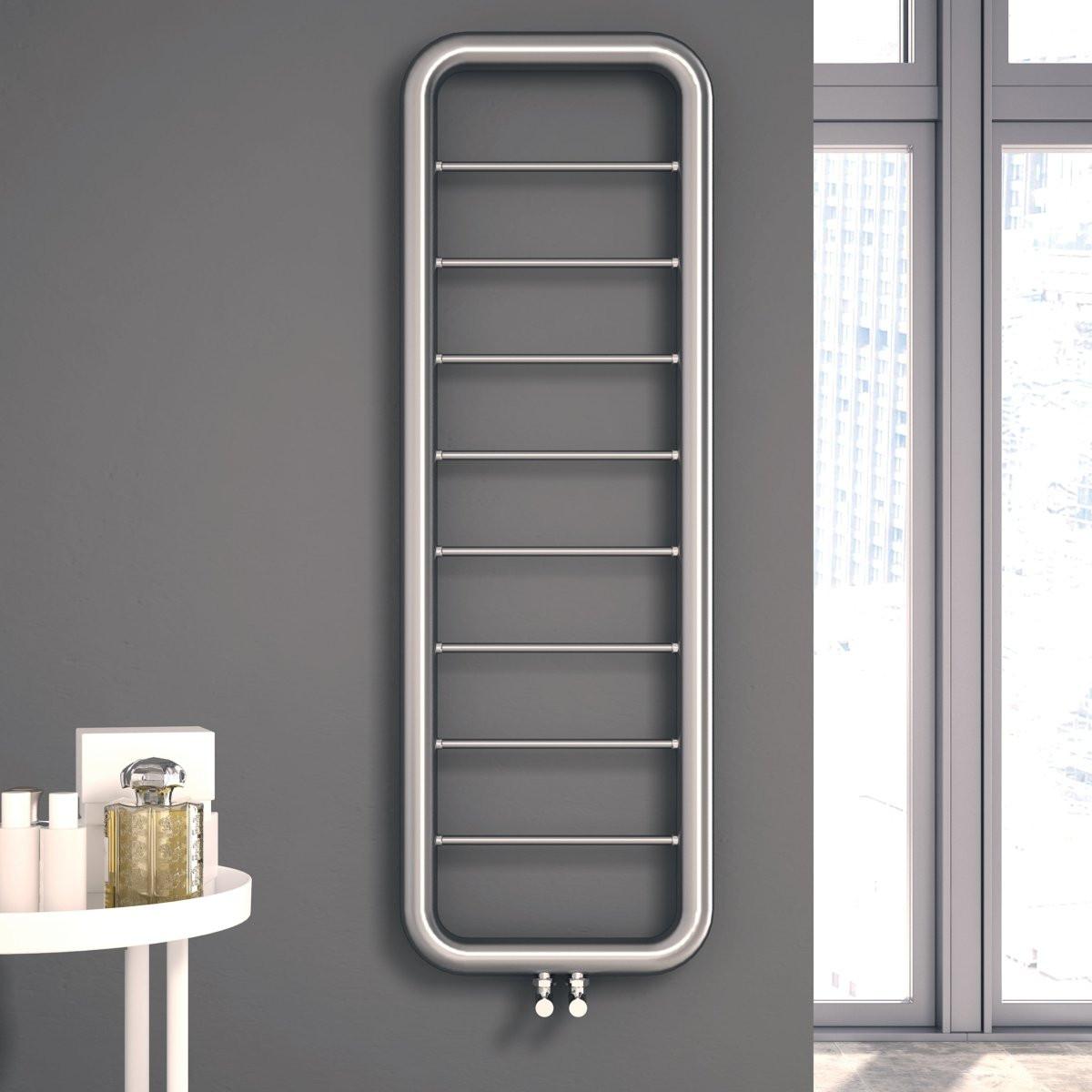 Carisa Paros Stainless Steel Heated Towel Rail – Mirror Polished
