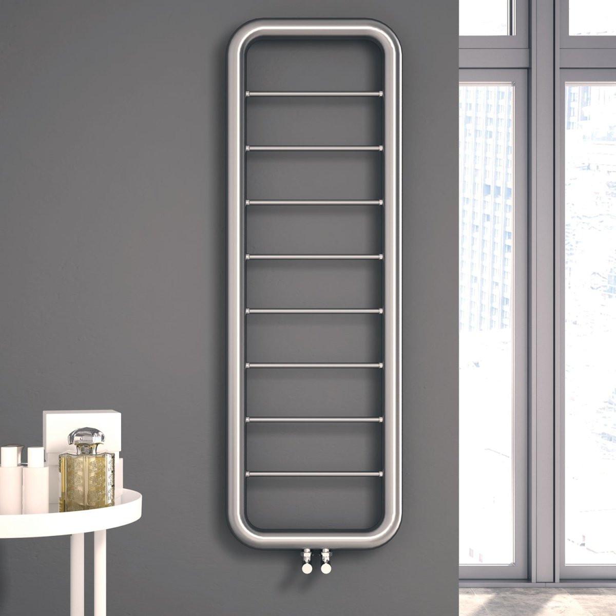 Carisa Paros Stainless Steel Heated Towel Rail – Satin Polished