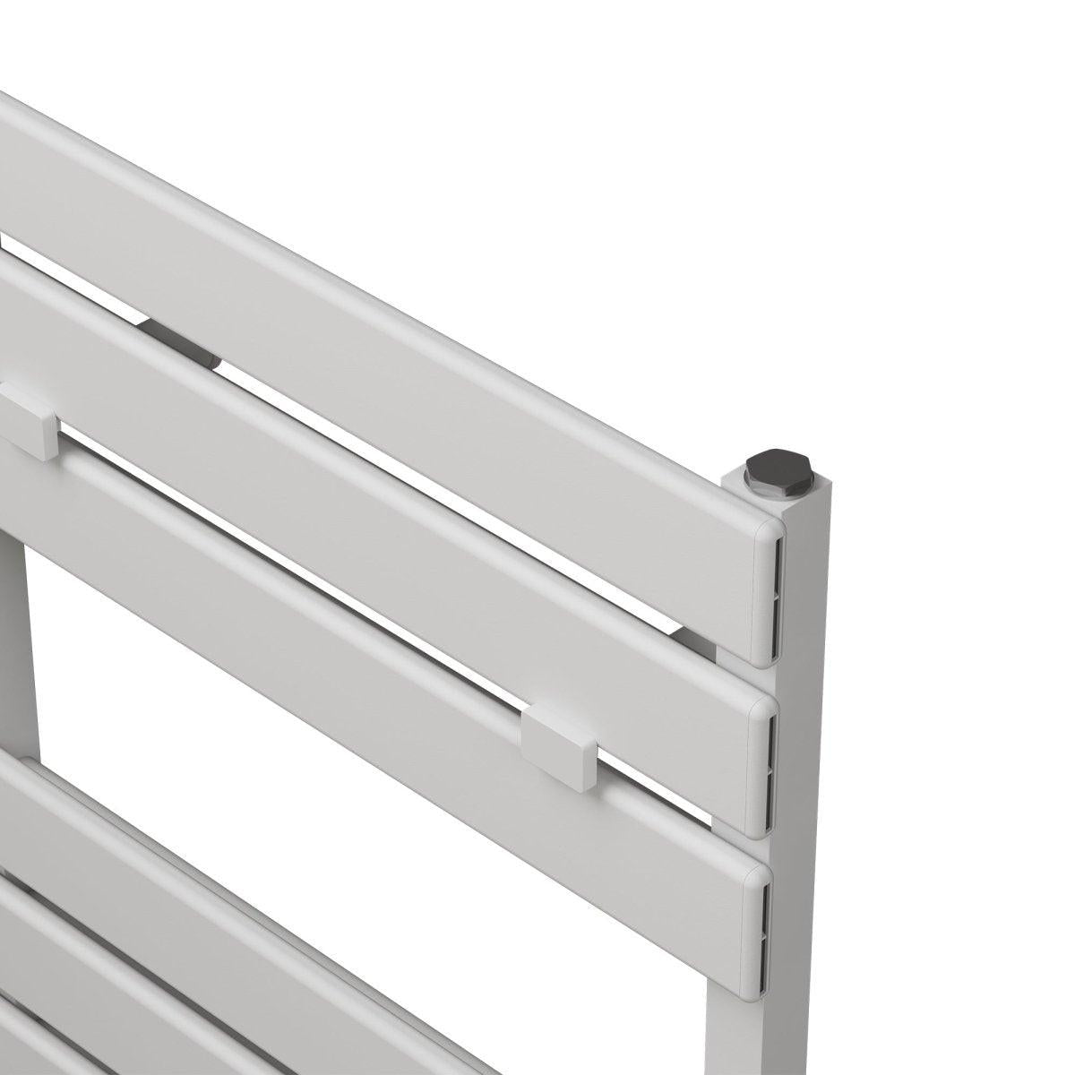 Carisa Plata Bath Aluminium Heated Towel Rail – White