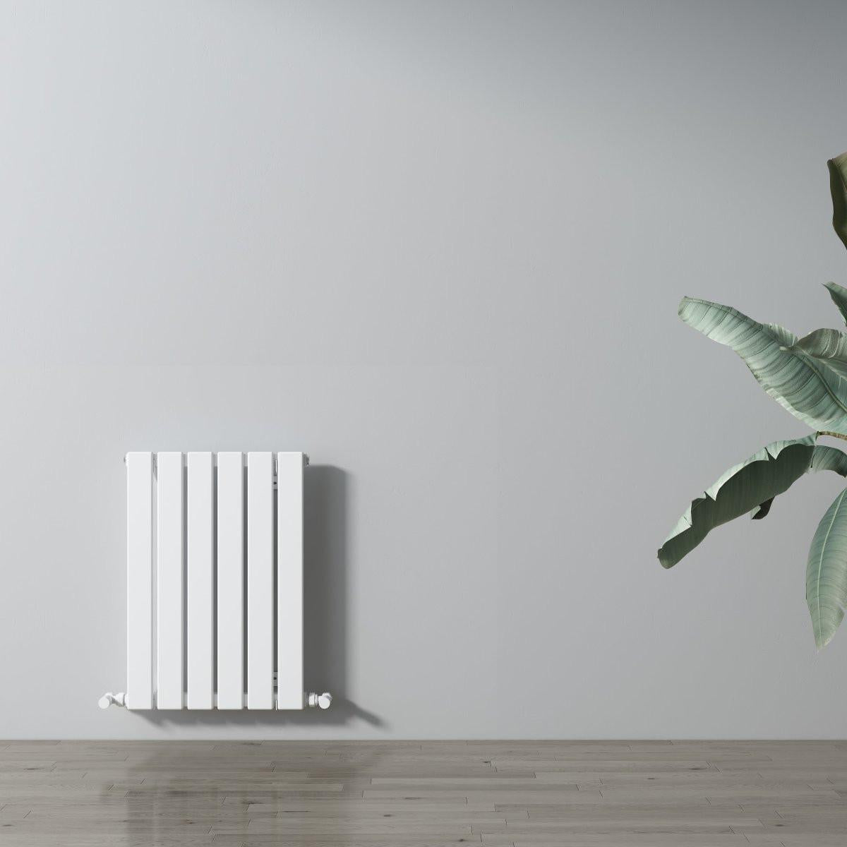 Carisa Plata Aluminium Designer Radiator – White, horizontal