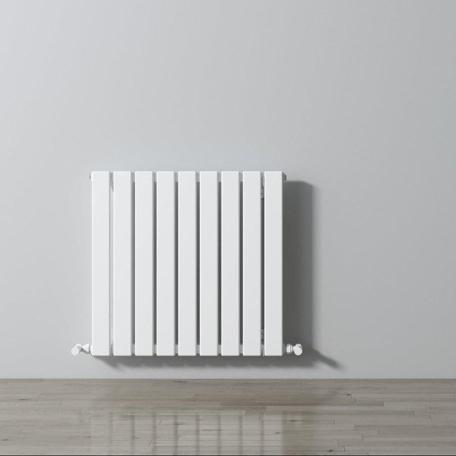Carisa Plata Aluminium Designer Radiator – White, horizontal