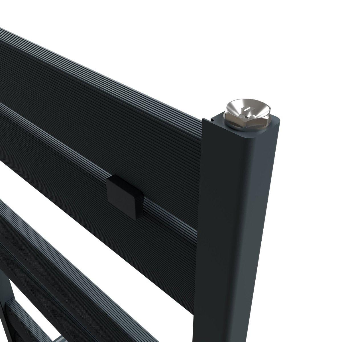 Carisa Soho Aluminium Heated Towel Rail – Anthracite
