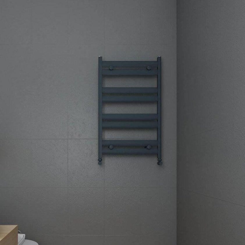 Carisa Soleil Aluminium Heated Towel Rail – Anthracite