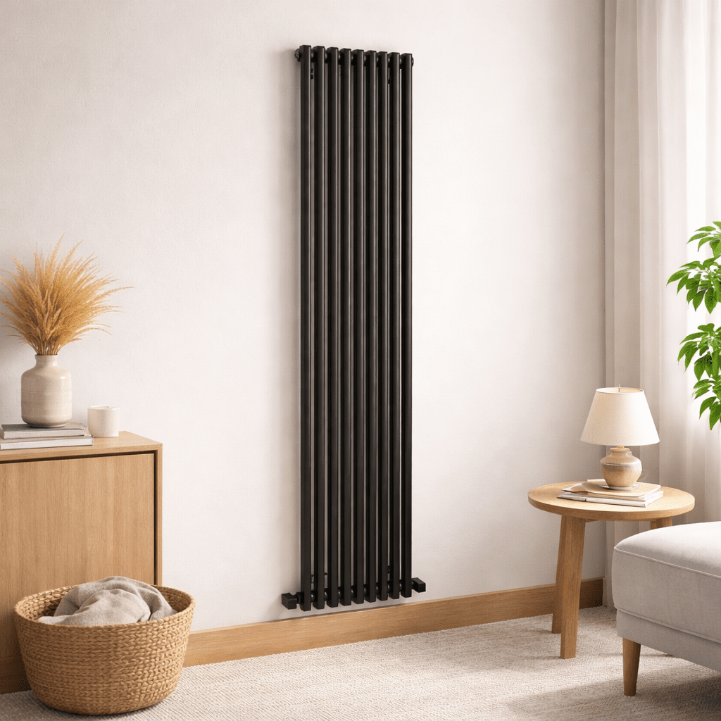 Carisa Sophia Aluminium Designer Radiator – Black