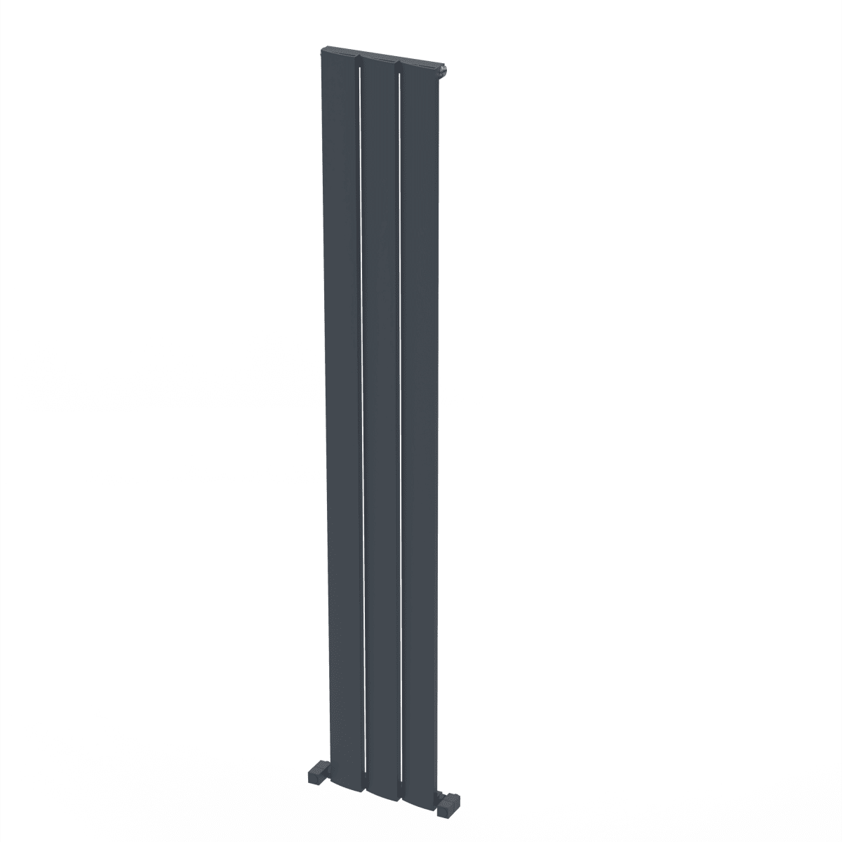 Carisa Step Aluminium Designer Radiator – Anthracite, vertical