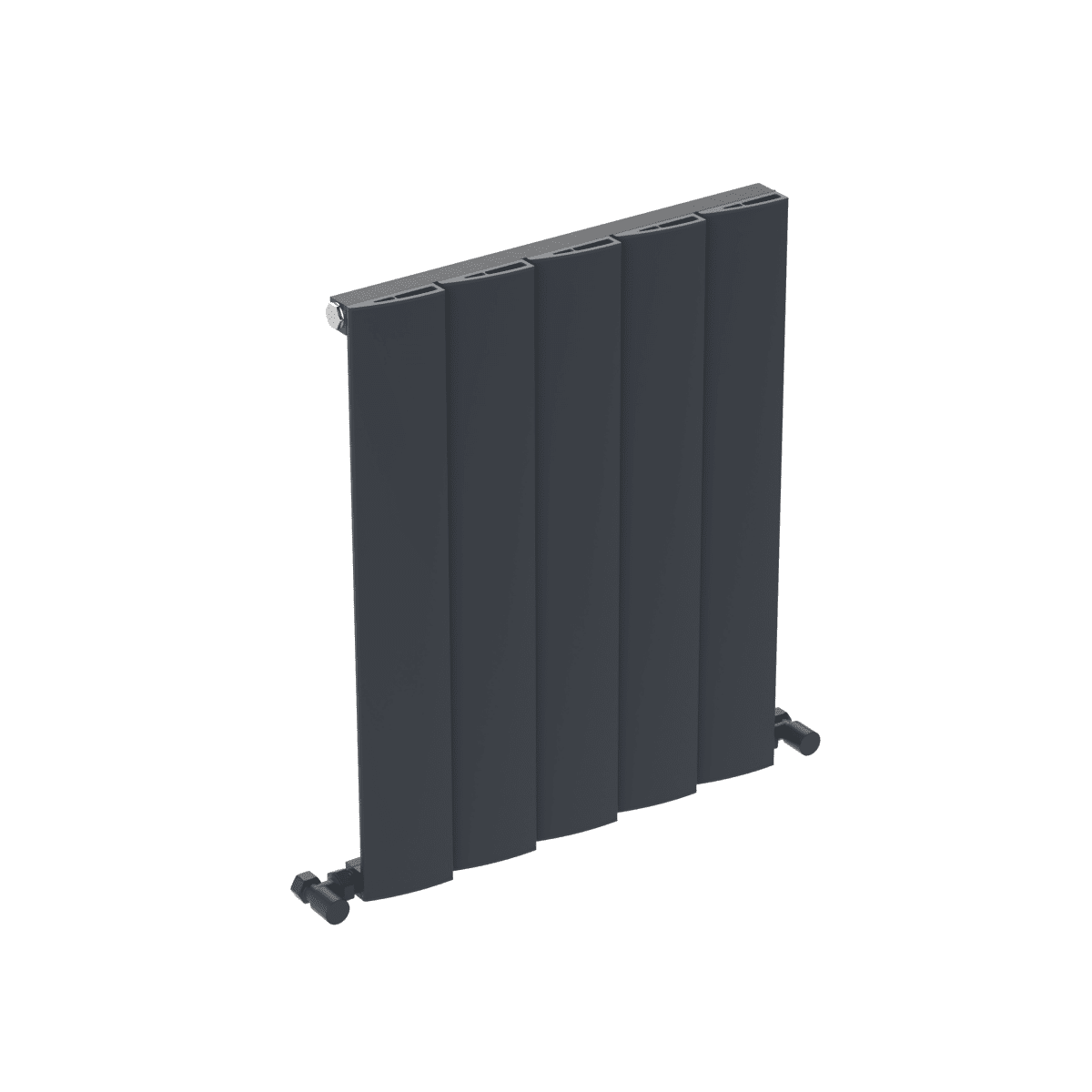 Carisa Step Aluminium Designer Radiator – Anthracite, horizontal