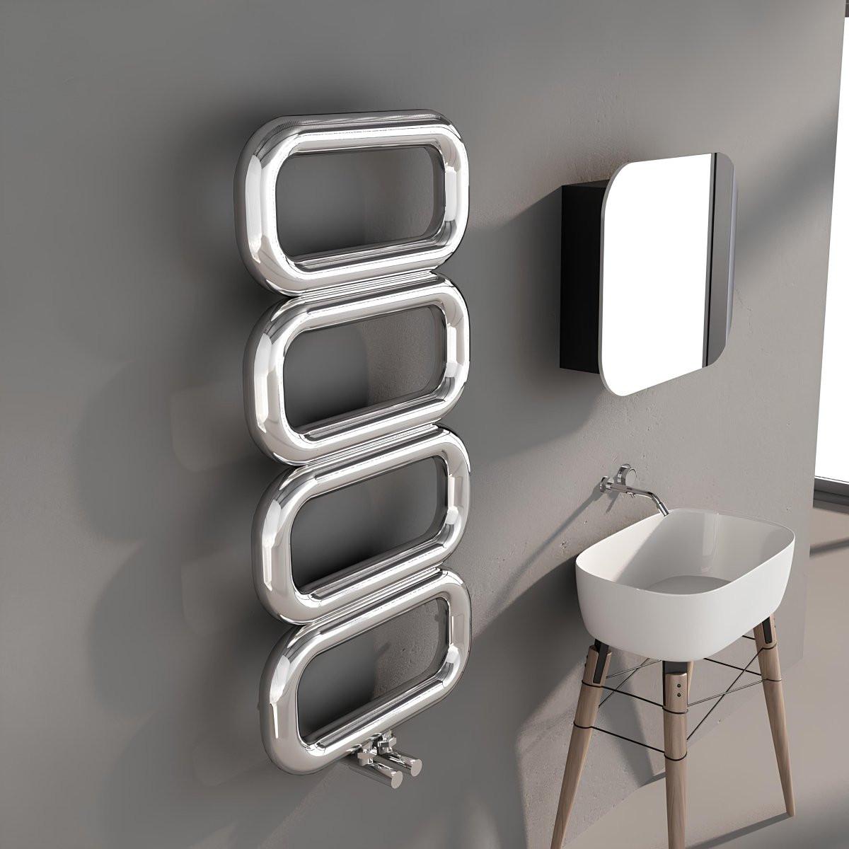 Carisa Talent Stainless Steel Heated Towel Rail – Mirror Polished