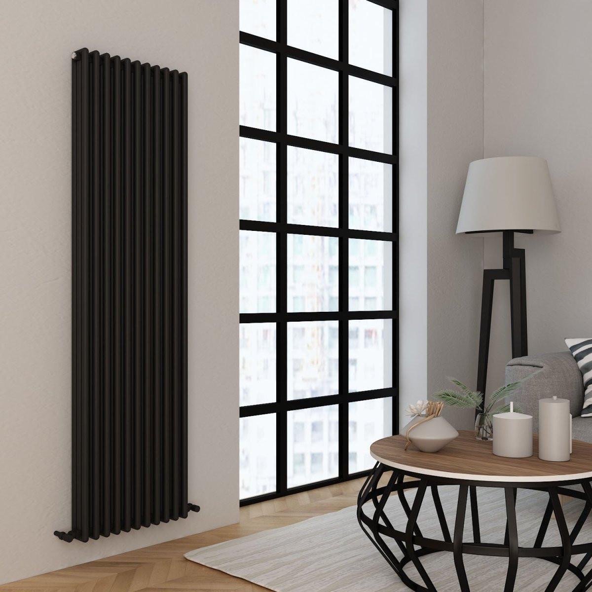 Carisa Tubulous Aluminium Designer Radiator – Black