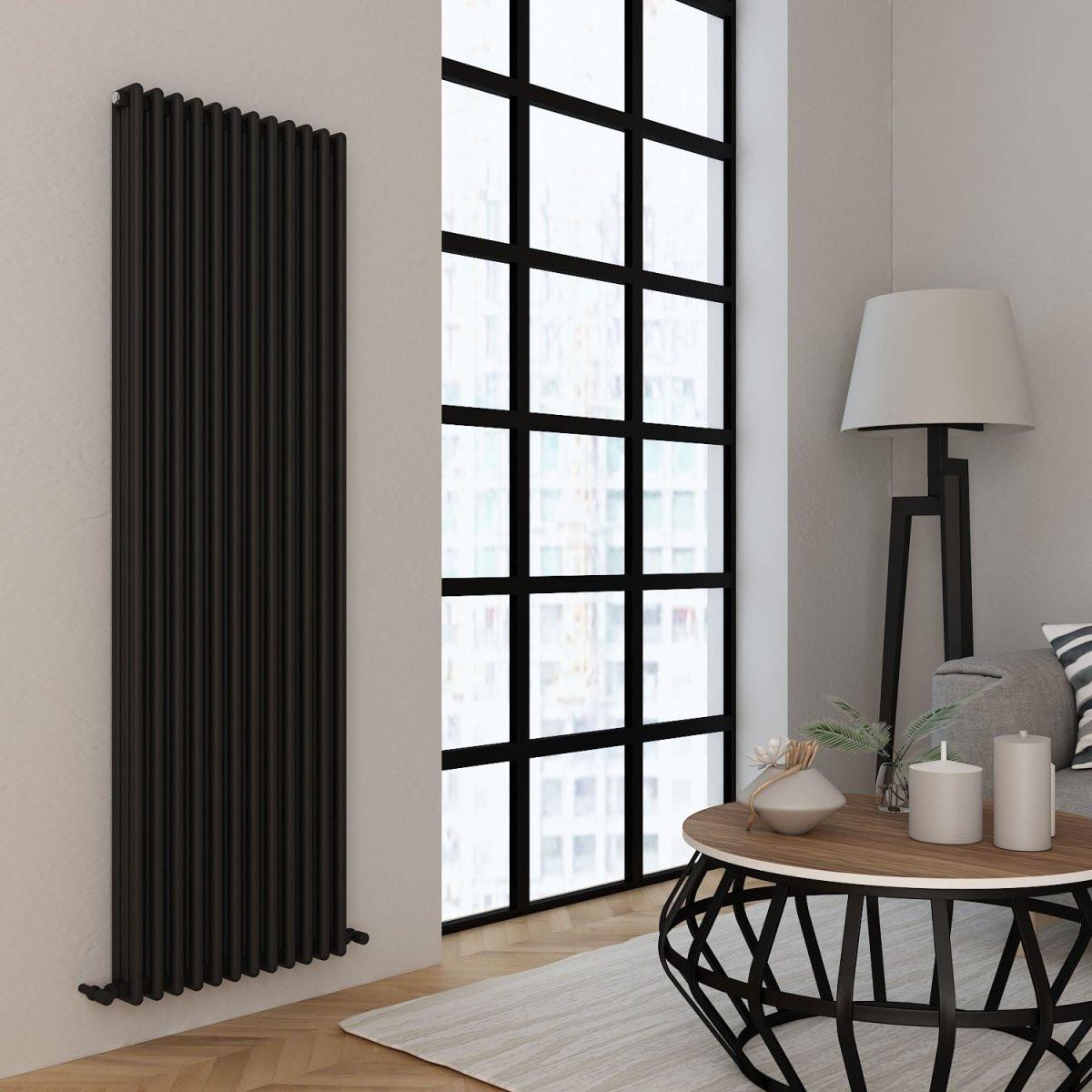 Carisa Tubulous Aluminium Designer Radiator – Black