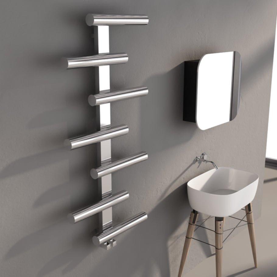 Carisa Vivi Stainless Steel Heated Towel Rail – Mirror Polished