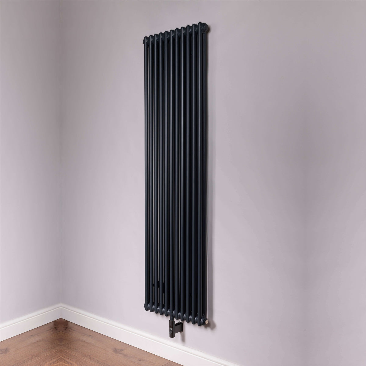 DQ Modus Electric Vertical Column Radiator – Anthracite (RAL 7016 Texture)