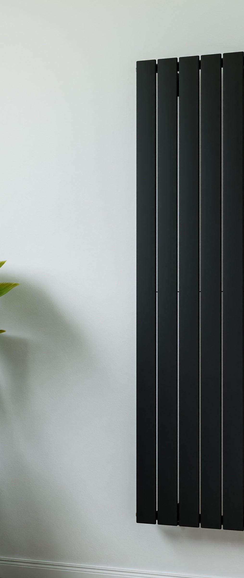 Eucotherm Mars Electro Electric Flat Panel Radiator – close-up Textured Black