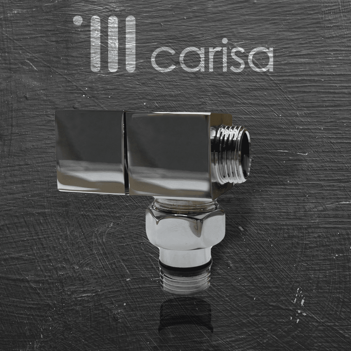 Carisa Minimalist Corner (Double Angled) Valves – Chrome