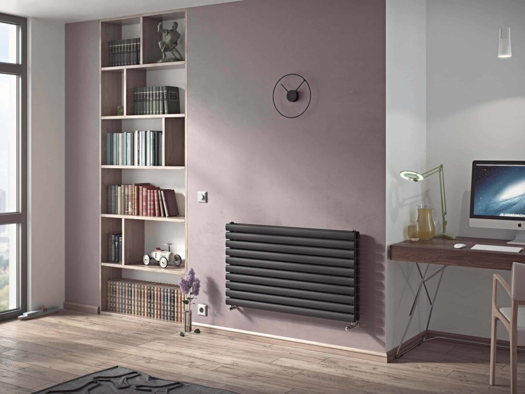 anthracite horizontal radiator