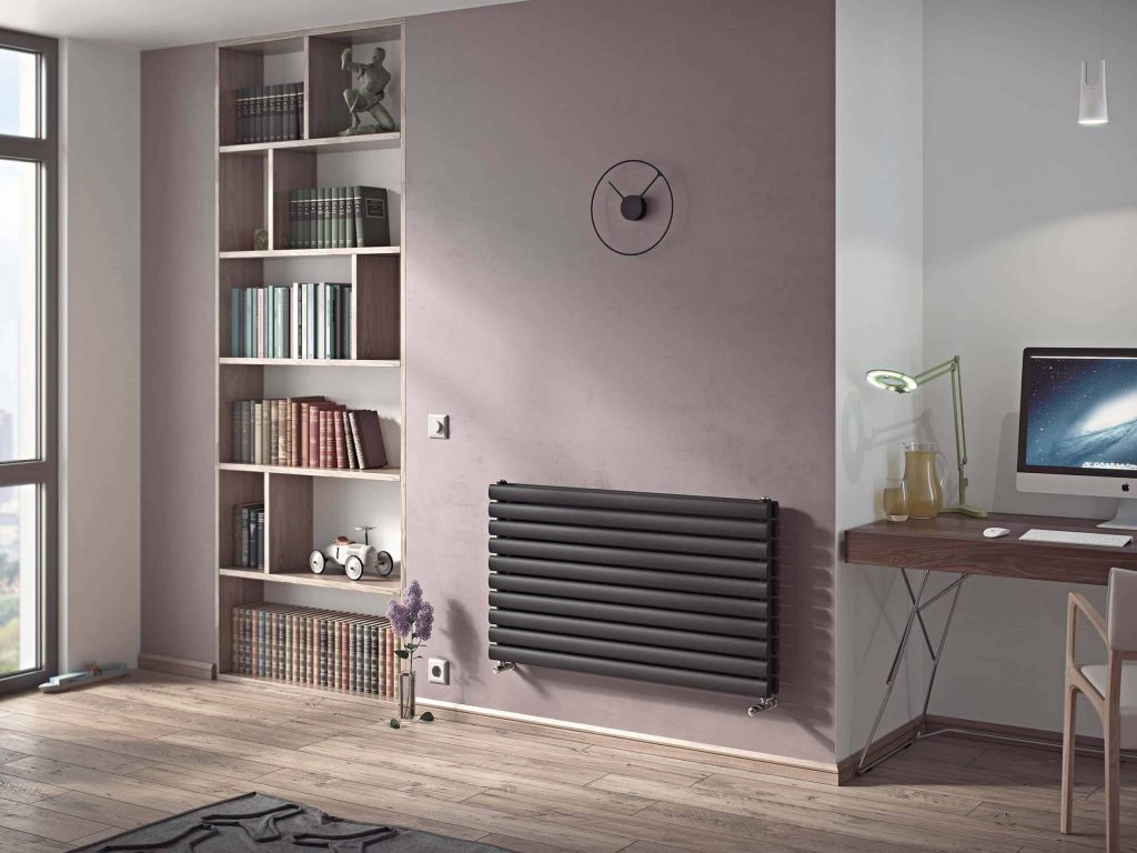 anthracite horizontal radiator