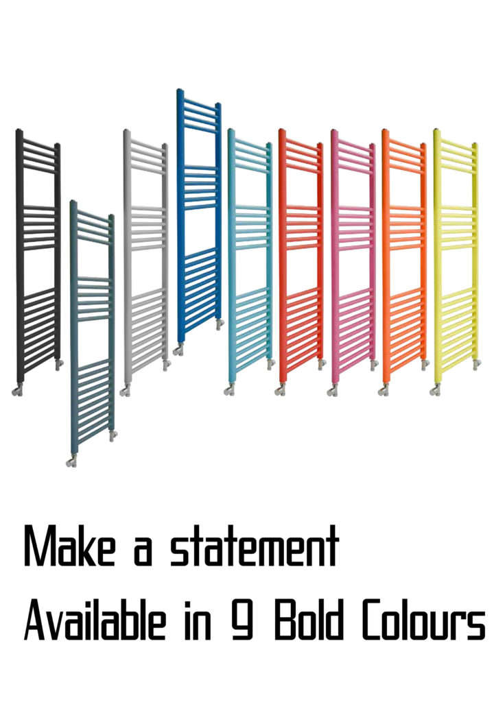 coloured towel rails