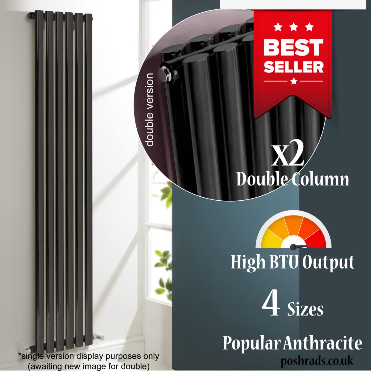 Top Ten High Heat Output Vertical Radiators PoshRads Vertical Radiators