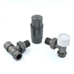 Valve and pipe fitting set for plumbing and heating systems.