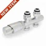 1. High-quality Chrome Thermostatic Radiator Valve for efficient heating control.